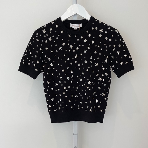 MICHAEL KORS COLLECTION STAR STUDDED KNIT S NWTS! - Picture 5 of 16